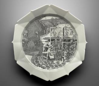 The Autobiography of a Garden on Twelve Engraved Plates: June, Training a Passion Vine