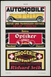 Plate 22, Neue Moderne Firmenschilder