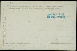 Un "Caproni" navigante sulle nubi 
A "Caproni" flying through clouds

