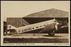 Avion Commercial - Trimoteur Wibault - Air France