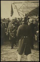 Kaiser Wilhelm II. und Graf Zeppelin. Tegel bei Berlin, am 29. August 1909.