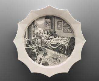 The Autobiography of a Garden on Twelve Engraved Plates: January, Reading Seed Catalogs