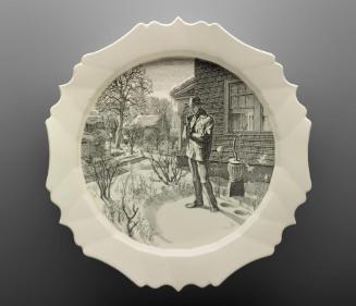 The Autobiography of a Garden on Twelve Engraved Plates: December, Contemplating in the Snow