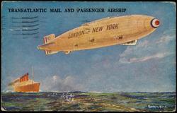 TRANSATLANTIC MAIL AND PASSENGER AIRSHIP