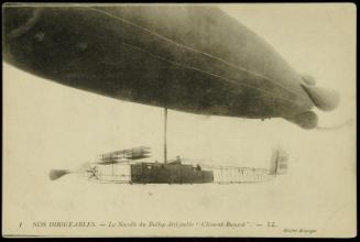 NOS DIRIGEABLES. - La Nacelle du Ballon dirigeable "Clement-Bayard".