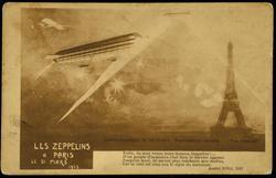 LES ZEPPELINS A PARIS LE 21 MARS 1915