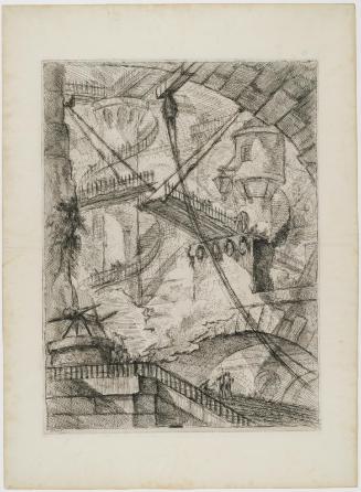 The Drawbridge (Plate VII of the Second Edition, Second Issue of the Carceri)