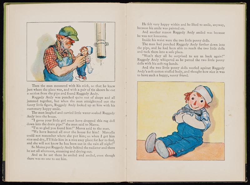 Raggedy Andy Stories, introducing the little rag brother of Raggedy Ann