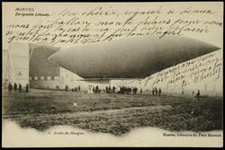 MANTES. Dirigeable Labaudy. 1. Sortie du Hangar.