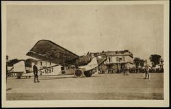 DEUTSCHE LUFT HANSA  Avion Rorbach, 3 moteurs B.M.W. 4-230 C.V. Vitesse 170km heure - 10 passagers