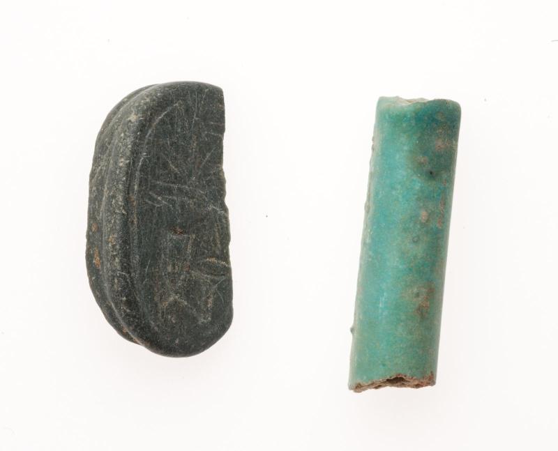 Beads and seal fragment
