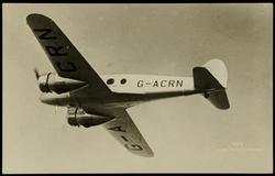 A.V. Roe & Co., Ltd. Avro. 652. [written in pencil on verso]