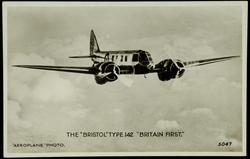 THE "BRISTOL" TYPE 142 "BRITAIN FIRST."