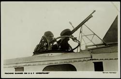 MACHINE GUNNER ON B & P "OVERSTRAND"