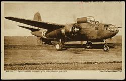 "BOSTON 11" TWIN ENGINED BOMBER WITH UNDERSLUNG ENGINES