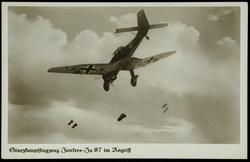 Sturzkampfflugzeug Junkers - Ju S7 im Angriff