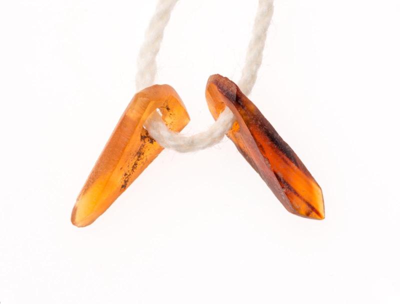 Carnelian pendant beads
