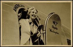 She Can Show You the Way to Go Home - by American Flagship. These Stewardesses are regular Jills-of-all-trades, adept at everything from explaining landmarks to helping Mothers with their children.