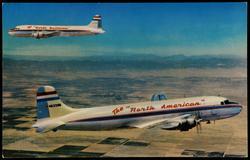 I am writing this aboard one of North American Airlines Luxurious Four Engine Douglas Skymasters.