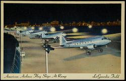 American Airlines Flag Ships At Ramp - LaGuardia Field