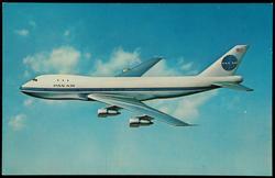 BOEING 747 SUPERJET - In 1969, Pan Am will be the first to fly this new jet.