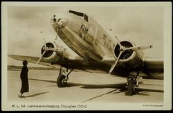 K.L.M. - verkeersvliegtuig Douglas DC-2