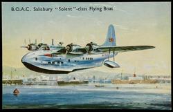 B.O.A.C. Salisbury "Solent" - class Flying Boat