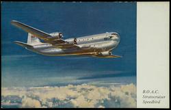 B.O.A.C. Stratocruiser Speedbird to U.S.A. and Canada