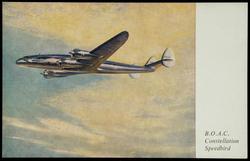 B.O.A.C. Constellation Speedbird to Australia and S. America