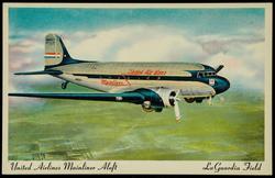 United Airlines Mainliner Aloft - La Guardia Field