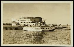 SOUTHERN CLIPPER SHIP ARRIVING AT MIAMI, FLORIDA.