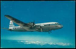 PAA's new Super-6 Clipper, especially designed for world flight, with extra speed, extra distance range - plus traditional Pan American Clipper comfort.