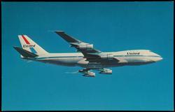 United's 747 ... the Friend Ship. The most notable feature of our friendly giant is its atmosphere of relaxed sociability, engendered in part by wide aisles, wide seats and high ceilings but mostly by the friendly hospitality of our gracious stewardesses.