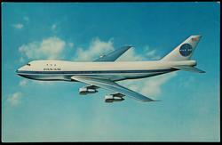 BOEING 747 SUPERJET - In 1969, Pan Am will be the first to fly this new jet.