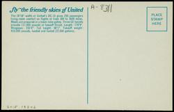 The 18'18" width of United's DC-10 gives 250 passengers living-room comfort on flights of from 300 to 3600 miles.
