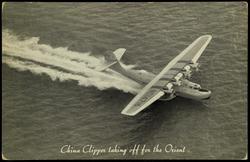 China Clipper taking off for the Orient