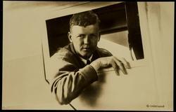 Captain Charles A. Lindbergh accomplished the first non-stop New York to Paris flight, leaving New York, May 20th, 1927, and arriving in Paris in 33 hours, 20 minutes, traveling 3650 miles.