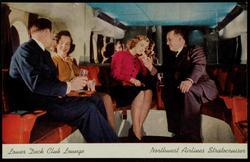 Lower Deck Club Lounge - Northwest Airlines Stratocruiser