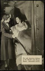 Fly with American Airlines in the World's only Sleeper Planes - Stewardess service.