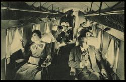 QUIET PLEASE! TWA Douglas Luxury Airliner.