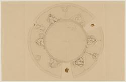 Template for Sargent Baby Set Squirrel Plate