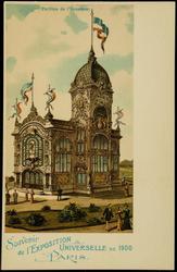 Souvenir de l'EXPOSITION UNIVERSELLE DE 1900 PARIS. Pavillon de l'Écuadeur.


