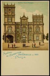 Souvenir de l'EXPOSITION UNIVERSELLE DE 1900 PARIS. Pavillon Royal d'Espagne.

