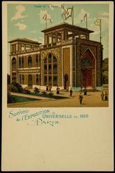 Souvenir de l'EXPOSITION UNIVERSELLE DE 1900 PARIS. Palais de la Perse.


