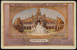 EXPOSITION UNIVERSELLE DE PARIS. 1900. EXPOSITION UNIVERSELLE DE PARIS. 1900. CHAMP DE MARS. PALAIS DE L'ELECTRICITE - CHATEAU D'EAU

