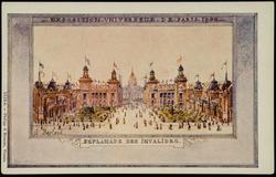 EXPOSITION UNIVERSELLE DE PARIS. 1900. ESPLANADE DES INVALIDES.

