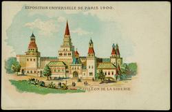 EXPOSITION UNIVERSELLE DE PARIS 1900. PAVILLON DE LA SIBERIE


