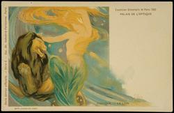 Exposition Universelle de Paris 1900 PALAIS DE L'OPTIQUE - ZODIAQUE. - LE LION.

