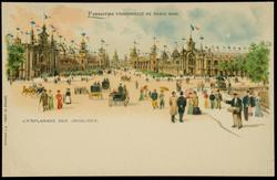 EXPOSITION UNIVERSELLE DE PARIS 1900. L'ESPLANADE DES INVALIDES.
