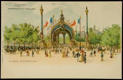 EXPOSITION UNIVERSELLE DE PARIS 1900. LA PORTE MONUMENTALE.
